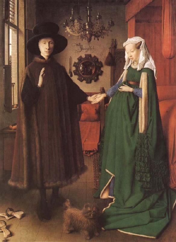 Jan Van Eyck Giovanna Cenami and Giovanni Arnolfini China oil painting art